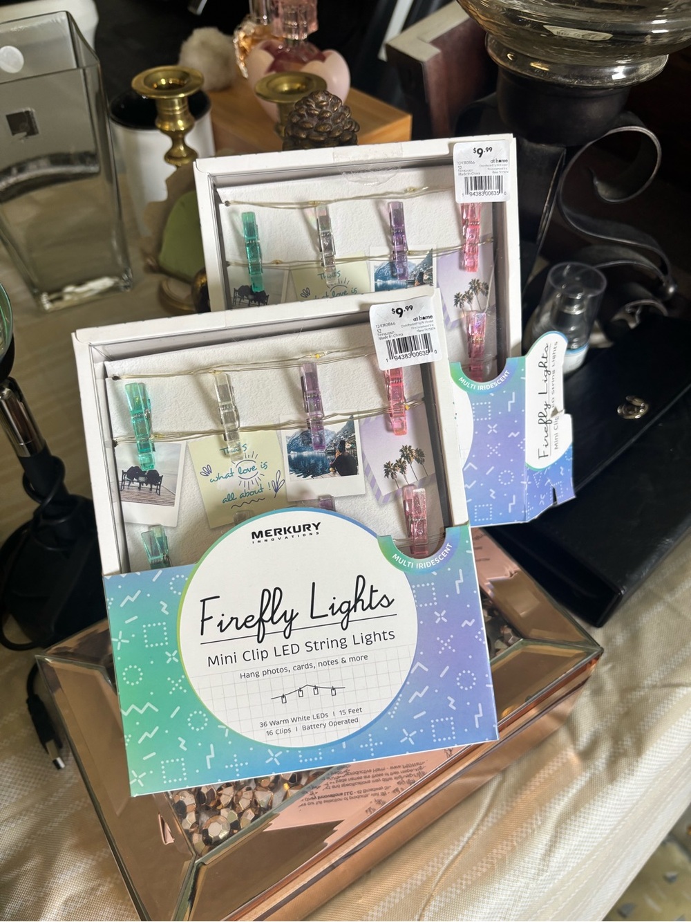 Merkury Firefly Lights Mini Clips LED String Lights Multicolor Clips -NEW IN BOX